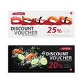 Japanese Food Voucher Discount Template