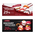 Japanese Food Voucher Discount Template