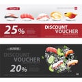 Japanese Food Voucher Discount Template