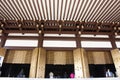 Japanese and foreigner traveler visit praying in Daitou or Great pagoda of Naritasan Shinshoji Temple at Chiba in Tokyo, Japan Royalty Free Stock Photo