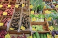 Japanese fresh vegetable Omicho market Kanazawa Japan