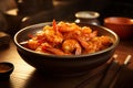 japanese fried prawns in bowl