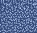 Japanese Funny Three Line Vector Seamless Pattern