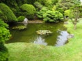 Japanese garden Royalty Free Stock Photo