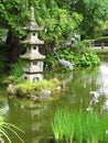 Japanese garden Royalty Free Stock Photo