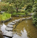 Japanese garden. Royalty Free Stock Photo