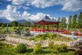 Japanese garden in Almaty