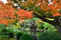 Japanese garden at autumn, Kyoto Japan. Royalty Free Stock Photo