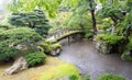 Japanese Garden, Bridge, Japan Travel Royalty Free Stock Photo