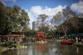 Japanese Garden in Buenos Aires Argentina Royalty Free Stock Photo