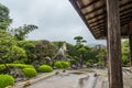 Japanese garden in Chiran Samurai district in Kagoshima, Japan.