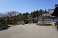 Japanese garden in Daigoji temple, Kyoto Royalty Free Stock Photo