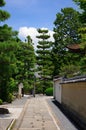 Japanese garden of Daitokuji temple Kyoto Japan.