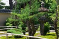 Japanese garden of Daitokuji temple Kyoto Japan. Royalty Free Stock Photo