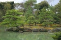 Japanese garden in early autumn. Royalty Free Stock Photo