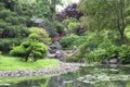 Japanese Garden, exotic plants, Wroclaw, Poland.