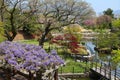 Japanese garden, Himeji Royalty Free Stock Photo