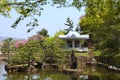 Japanese garden, Himeji Royalty Free Stock Photo