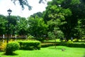 Japanese garden inside Rizal park in Manila, Philippines Royalty Free Stock Photo