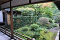 Japanese garden in the Koto-in temple of Daitoku-ji - Kyoto, Royalty Free Stock Photo