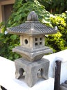 Japanese garden lantern Royalty Free Stock Photo