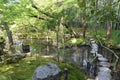 Japanese Garden with a lovely bridge and stunning landscape