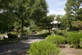 Japanese garden in Missouri Botanical Garden ,ST Louis MO Royalty Free Stock Photo