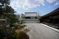 Japanese garden in Nanjenji temple, Kyoto Royalty Free Stock Photo
