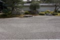 Japanese garden in Nanjenji temple, Kyoto Royalty Free Stock Photo