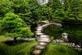 Japanese garden - nihon teien Royalty Free Stock Photo