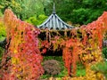 Pagoda Draped with Vines Royalty Free Stock Photo