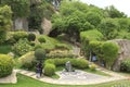 Japanese garden at Ramoji film city, Hyderabad, Telangana Royalty Free Stock Photo