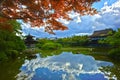 Japanese garden reflection