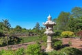 Japanese garden in Saint Louis, Missouri Royalty Free Stock Photo
