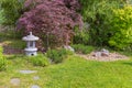 Japanese Garden Stone Lantern Royalty Free Stock Photo