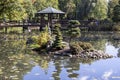 Japanese Garden in Szczytnicki Park, exotic plants, Wroclaw, Poland