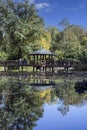 Japanese Garden in Szczytnicki Park, exotic plants, Wroclaw, Poland