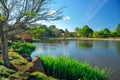 Japanese garden at Toowoomba Royalty Free Stock Photo