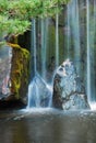 Japanese Garden Waterfall Royalty Free Stock Photo