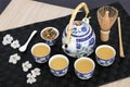 Japanese Genmaicha Fujiyama Tea Royalty Free Stock Photo