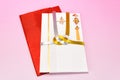 Japanese gift envelope and Crape wrapper.
