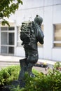 Japanese great man Kinjiro Ninomiya Takanori Ninomiya statue Royalty Free Stock Photo