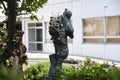Japanese great man Kinjiro Ninomiya Takanori Ninomiya statue Royalty Free Stock Photo