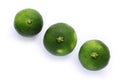 Japanese green orange fruit isolated 3 Royalty Free Stock Photo