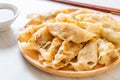 Japanese gyoza or dumplings snack