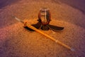 Japanese helmet for practicing Kendo Royalty Free Stock Photo