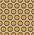 Japanese Hexagon Net Vector Seamless Pattern Royalty Free Stock Photo