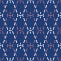 Japanese Hexagon Net Vector Seamless Pattern Royalty Free Stock Photo