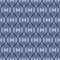 Japanese Hexagon Net Vector Seamless Pattern Royalty Free Stock Photo