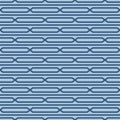 Japanese Hexagon Stripe Net Vector Seamless Pattern Royalty Free Stock Photo